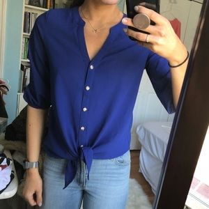 Cobalt button down
